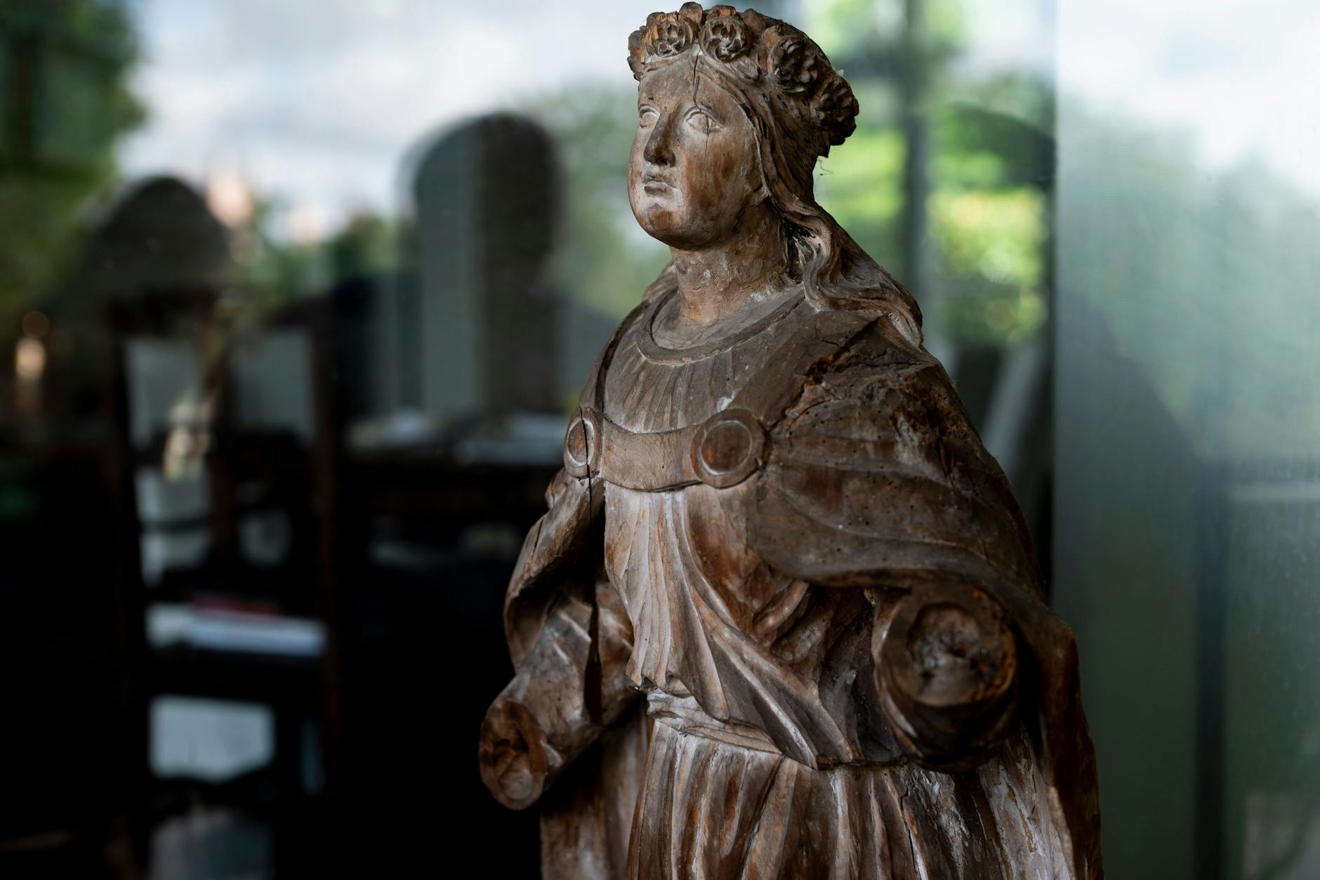 Détail de la villa privée de Huss, où elle vit avec son ancien partenaire et leurs fils.