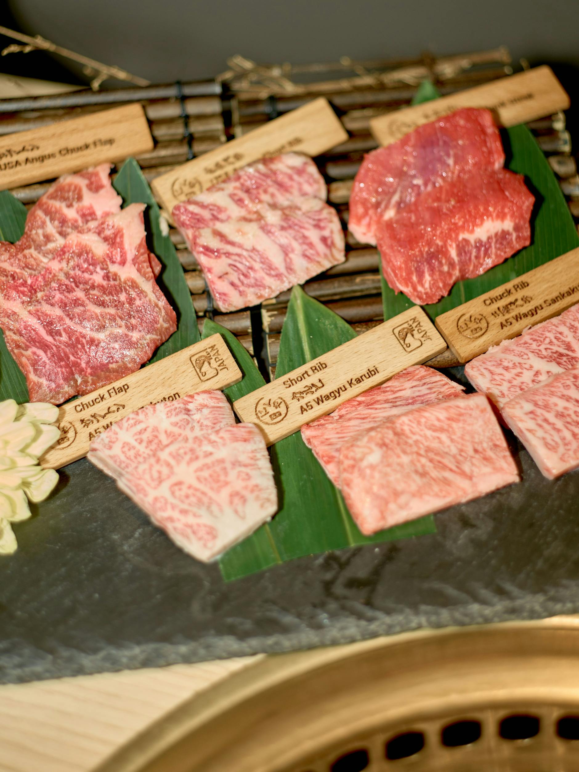 Cortes de filé verdadeiros: aqui você encontra a melhor carne Wagyu da cidade.