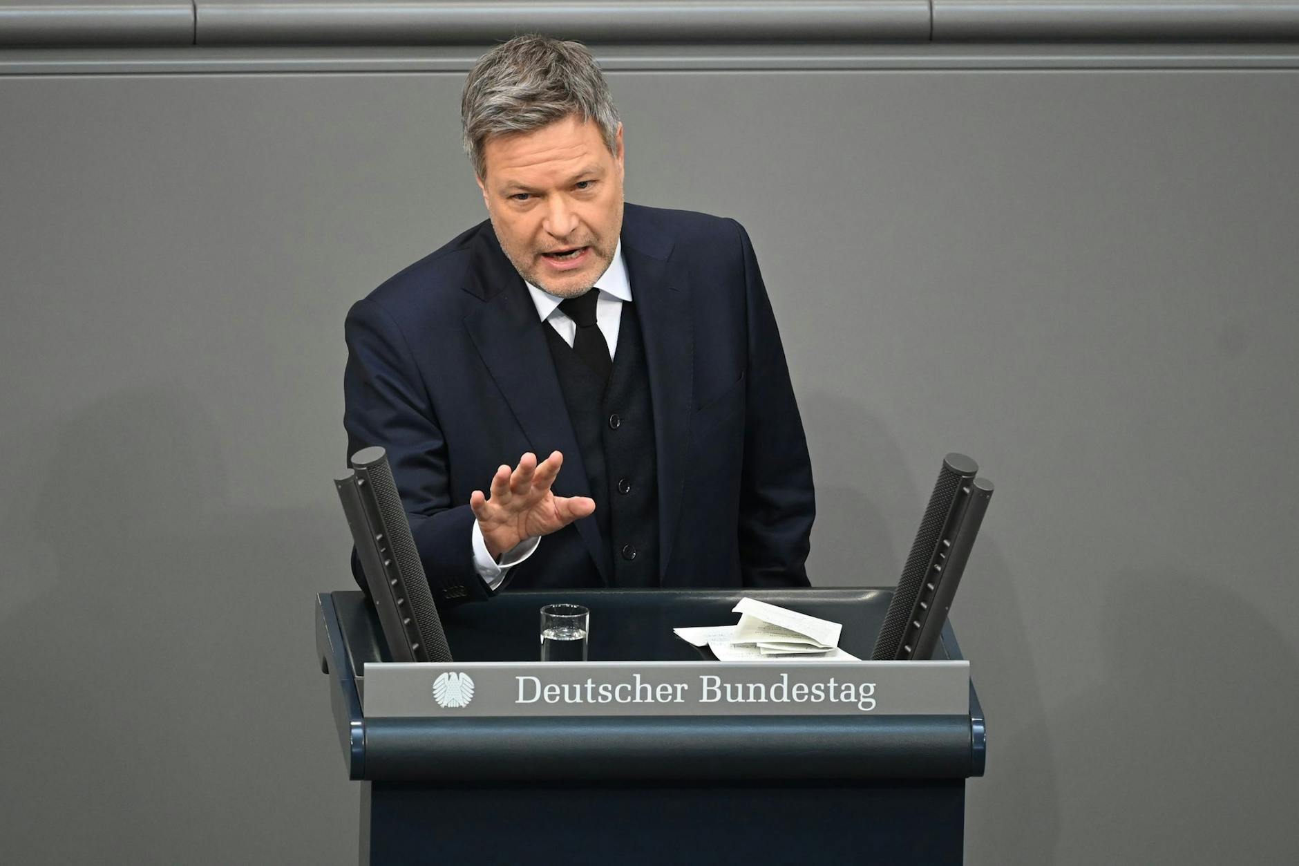 Robert Habeck en el Bundestag