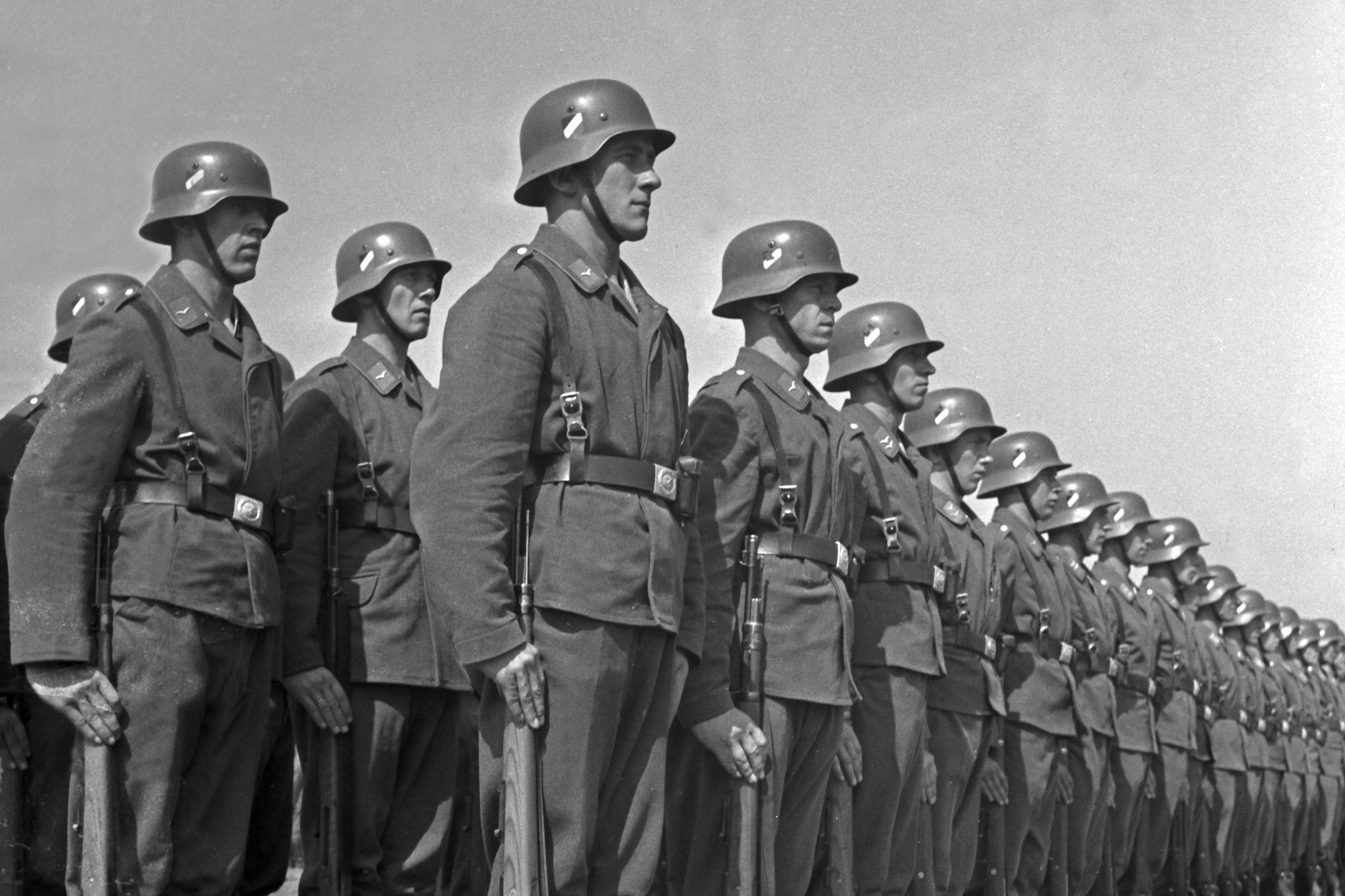 Wehrmachtsoldaten im Jahr 1940