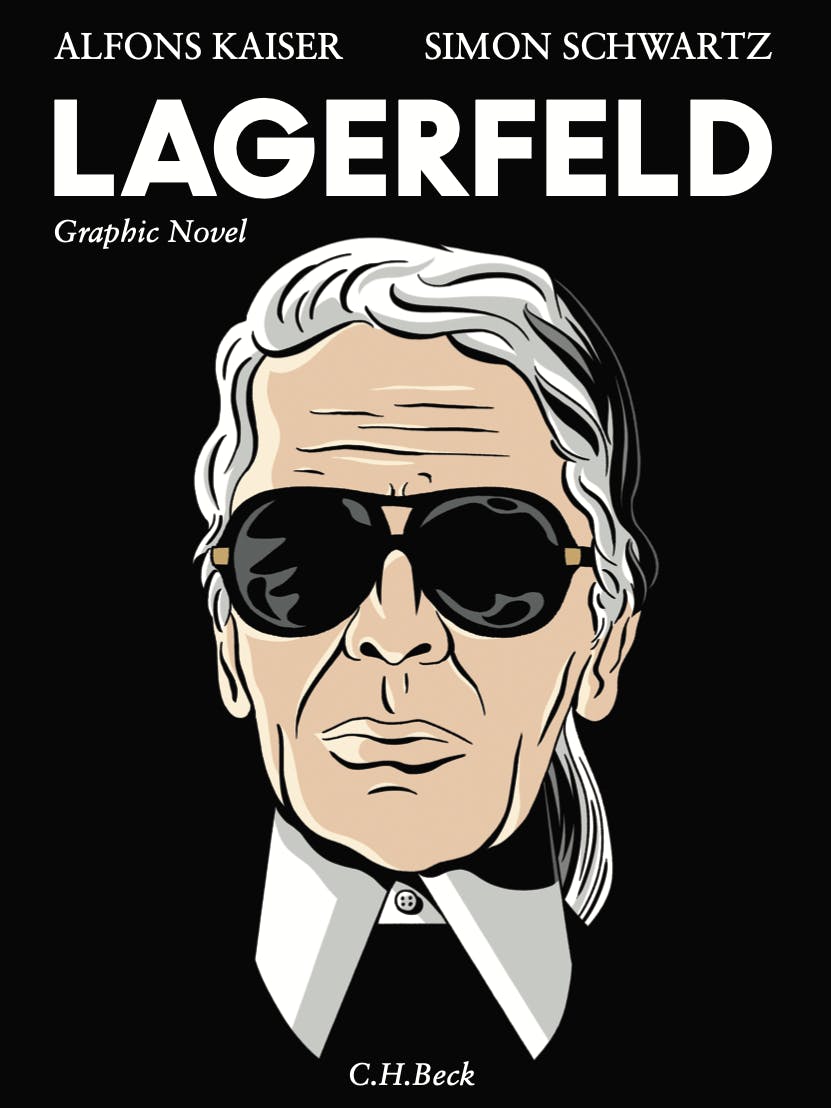 Dans le roman graphique « Lagerfeld », Simon Schwartz traduit les textes d’Alfons Kaiser en dessins joyeux.