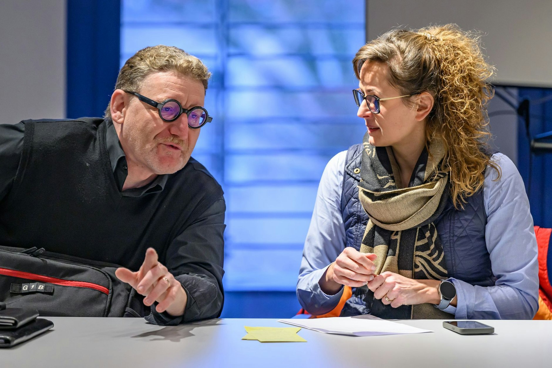 Hanka Mittelstädt (SPD), Minister for Agriculture and Food, Environment and Consumer Protection in Brandenburg and Gregor Beyer (FDP), State Secretary in the Ministry of Agriculture