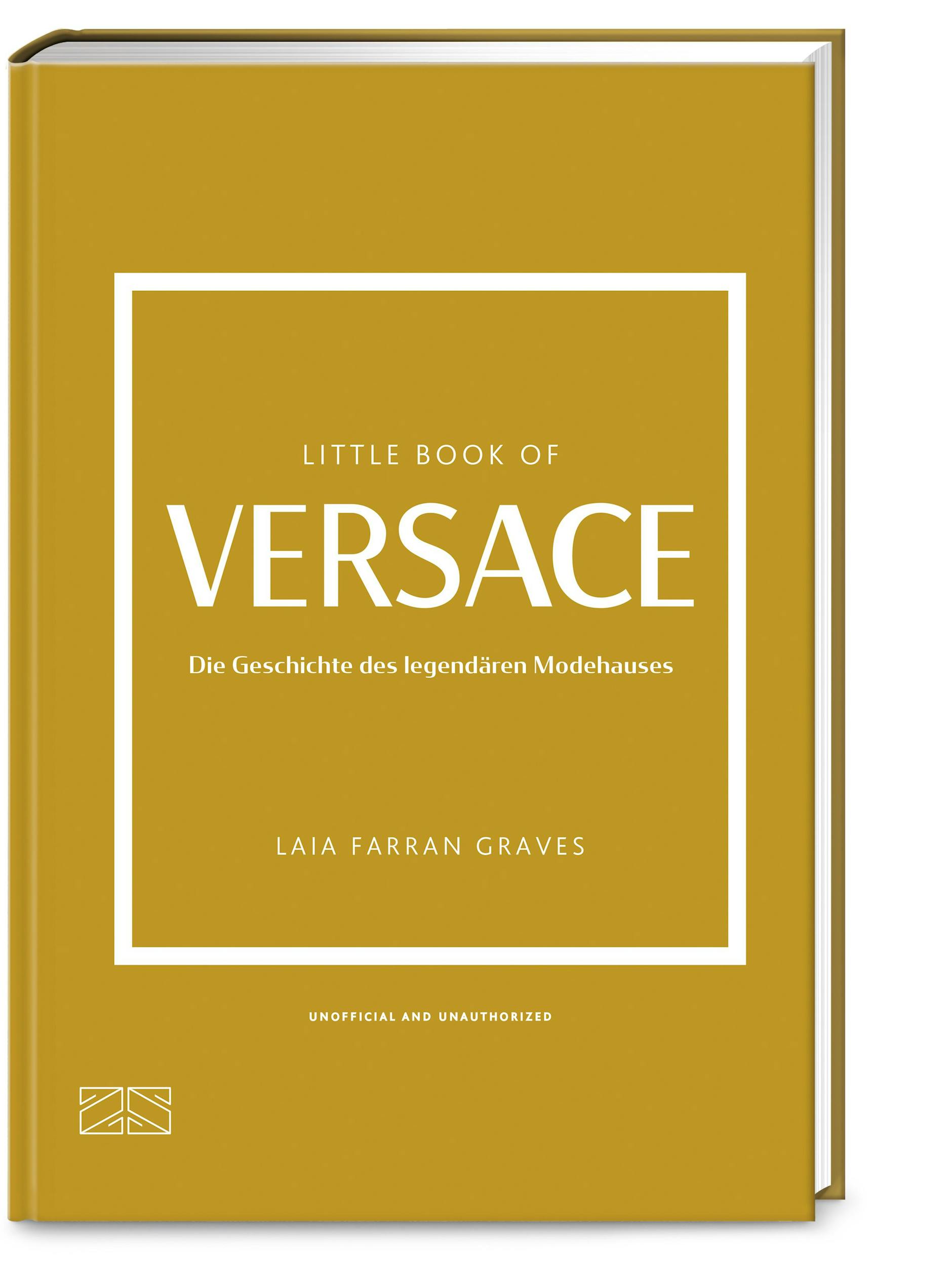 Très Versace : la couverture de l'anthologie est d'un ton doré.