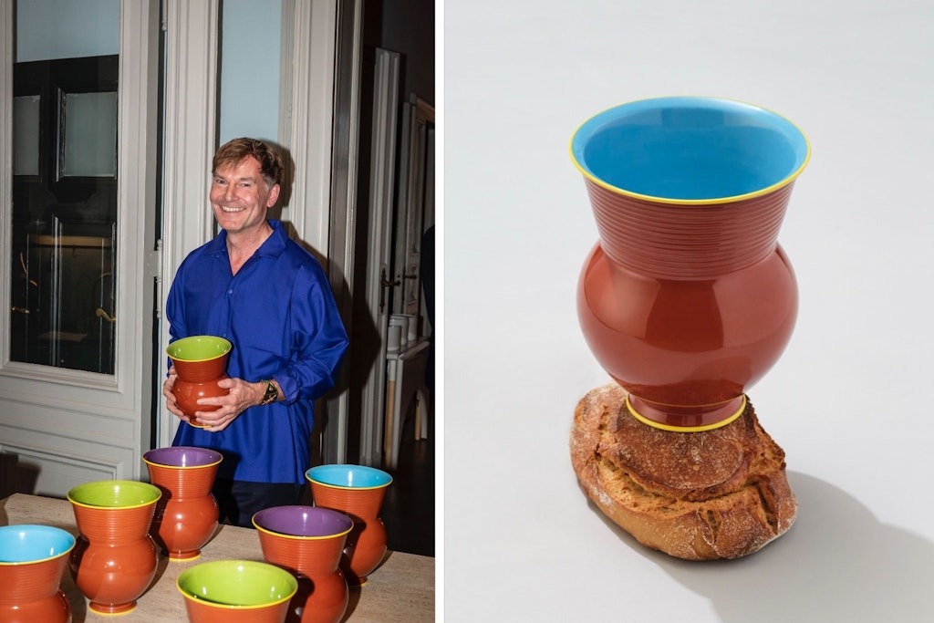 KPM Berlin und Gisbert Pöppler: So interpretiert der Architekt die Halle-Vase neu